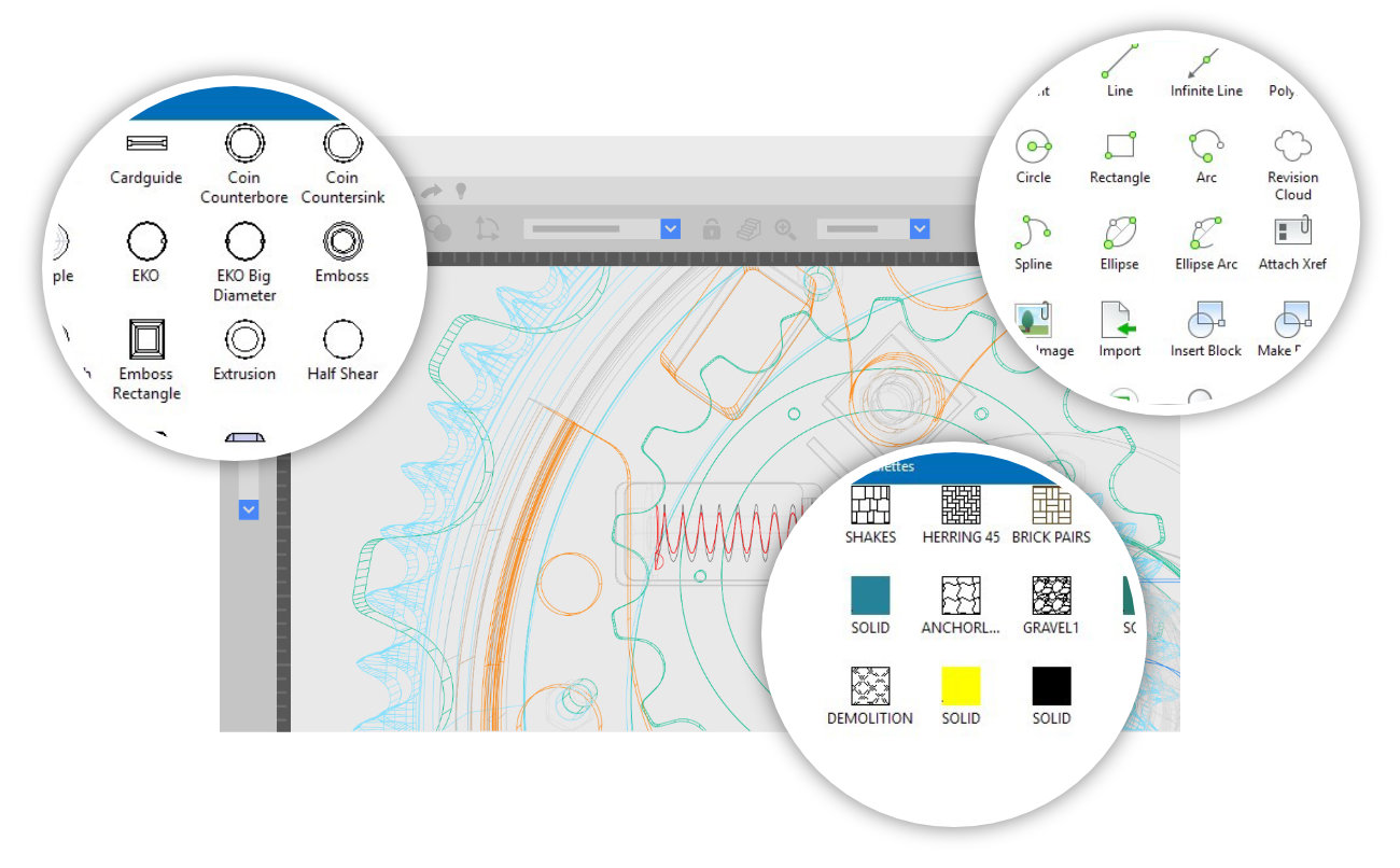 Tool palettes BricsCAD